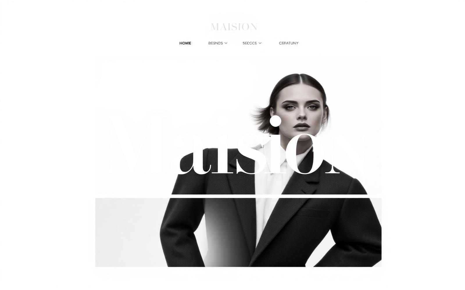 Maison — brand site concept